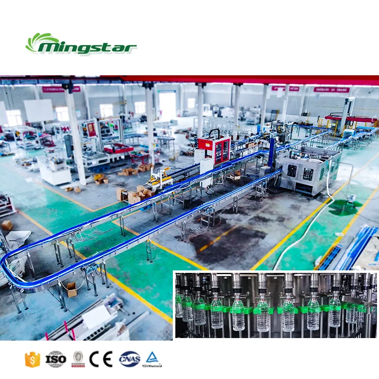 Automatic and semi-automatic water bottling machine washing filling and capping machine line
