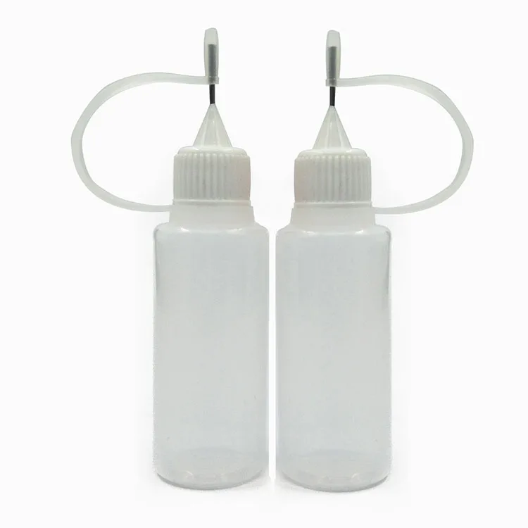 Plastic Painting Glue Dropper Needle Bottle 10ml Needle Tip Applicator Bottle Empty Needle Tip Squeeze Bottle 20ML 30ML 50ML