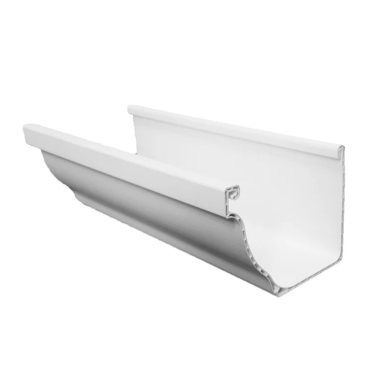 30years Pure Pvc/ASA Pressure Resistance Rain Water Gutter Roofing System for House Protect Withe Black