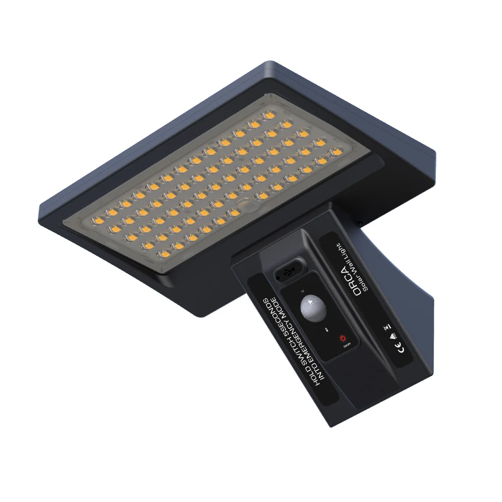 Микрофонная лампа, радар, сенсорный светодиодный водонепроницаемый наружный датчик, Солнечный настенный светильник