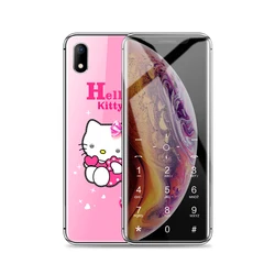 2022 A88 GSM quad band dual sim cartoon designs hello kitty bar mobile mini card phone for kids gifts