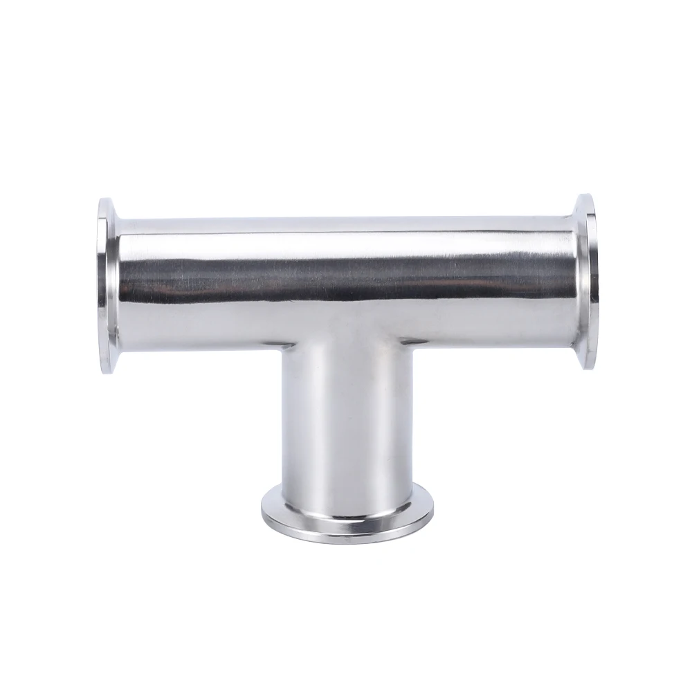 Factory Sanitary Stainless Steel Equal Tee 1.5 Inch Tri-clamp Tee For Sale