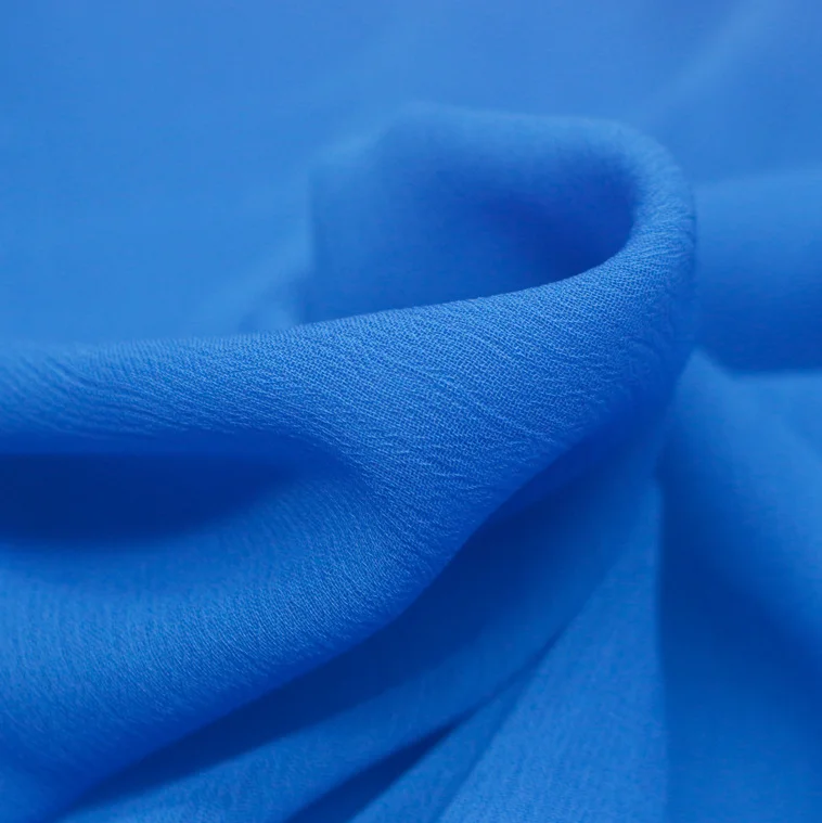 100% Polyester Crinkled Chiffon Yoryu Fabric