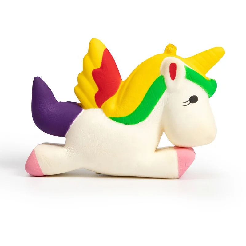 Hot selling kawaii slow rising PU squishy toy cute squishy unicorn for unicorn party Squishy Ball Anti Stress Toy