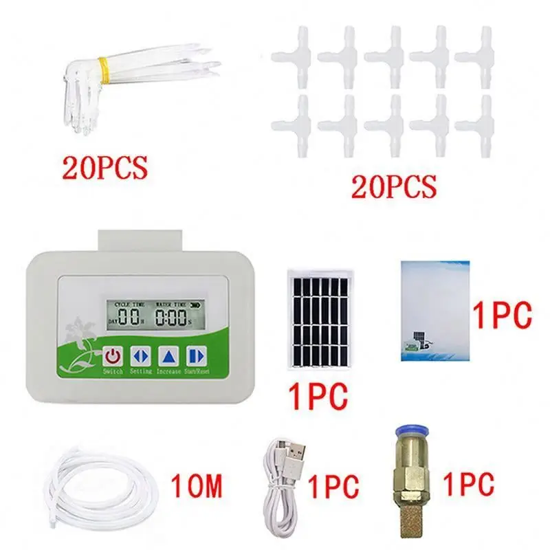 Benexmart Tuya 8 Zone Wifi, Smart Garden Irrigation Digital Timer Wireless Automatic Water Dripping Wifi Irrigation With Adapter