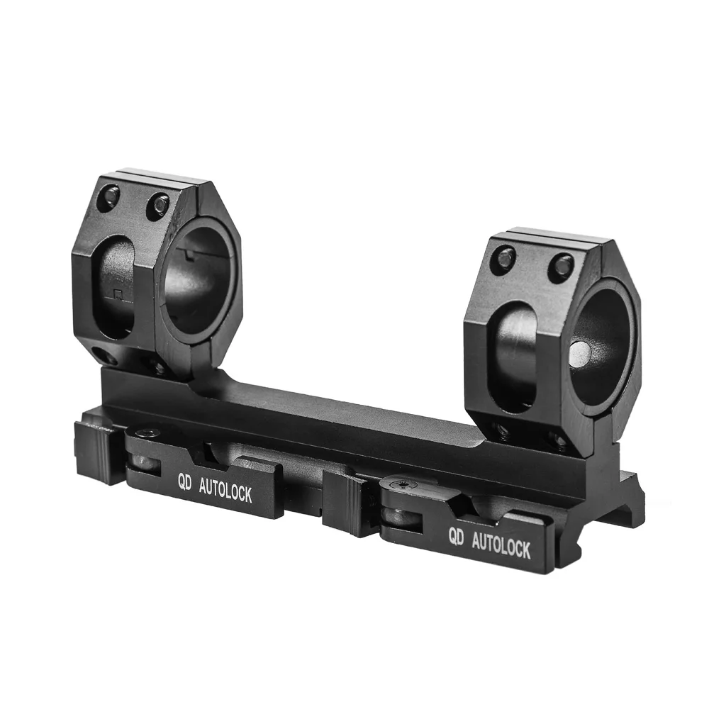 1 Inch/30mm Quick Release One Piece Scope Mount QD Auto Lock Dual Rings Hunting Scope Brackets