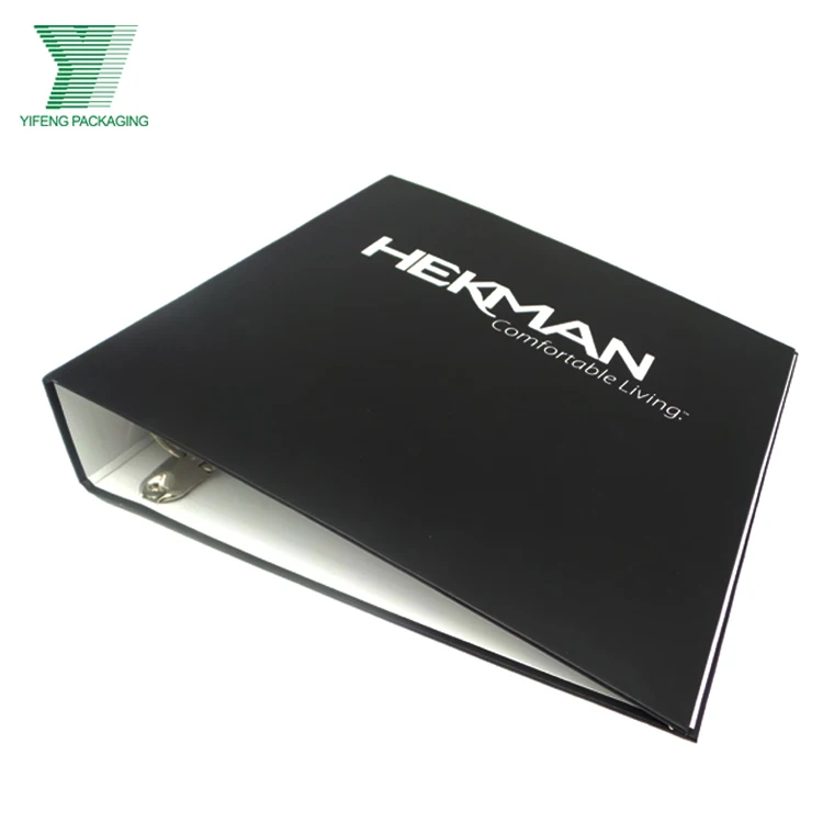 Большая папка для документов формата А4, картонный Органайзер с твердым покрытием, с 2 кольцевыми зажимами, для презентаций