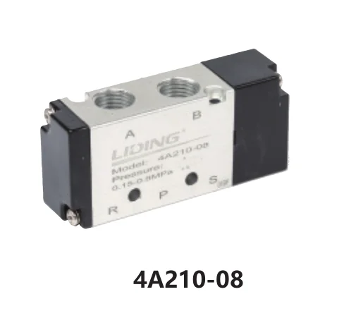 
4v210-08 DC12V 5 Way 2 Position Pneumatic Air Control Solenoid Directional Control Valve 