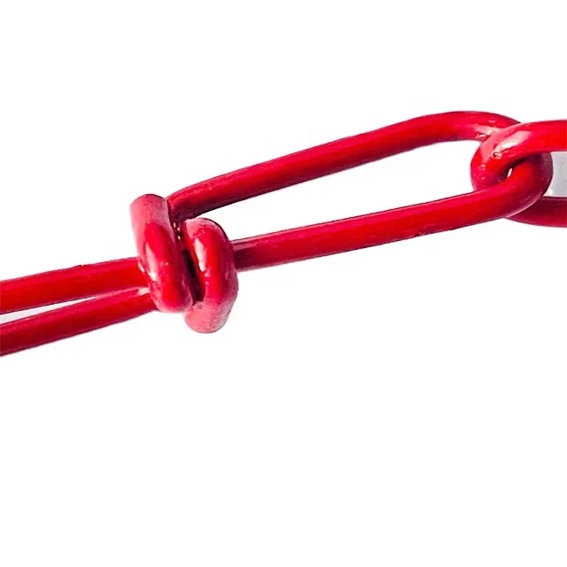 High-performance US Type Double loop weldless knotted D chain for decorative