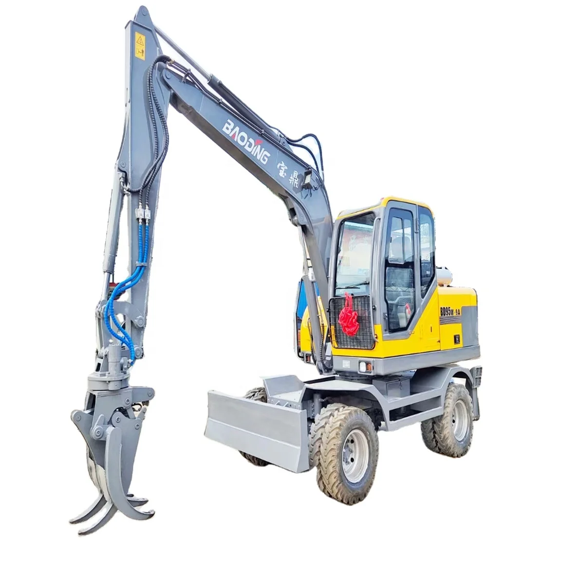 2017 used excavator 8500kgs earthmoving wheel excavator for sale