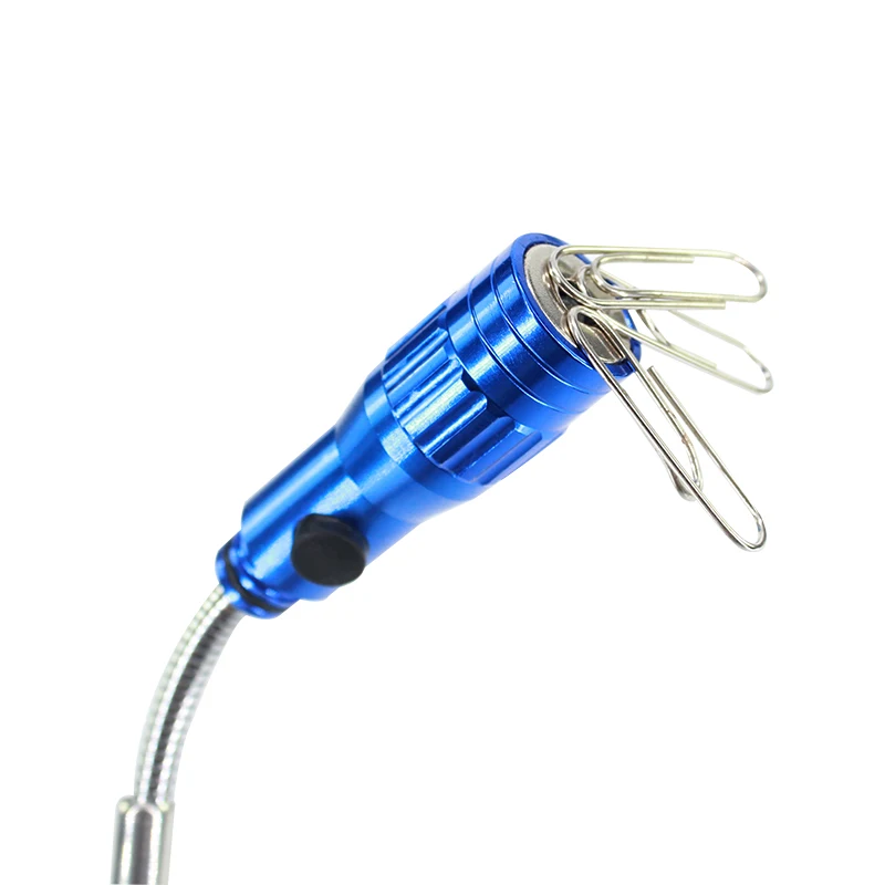 Gift Aluminum Alloy LED torch with magnet Mini Flexible Telescopic Flashlight