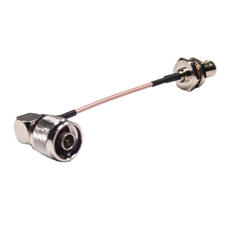 BNC IP67 Waterproof 50ohm RF Connector Female to Angled N Plug Male with RG316 RG142 RF Coaxial Cable