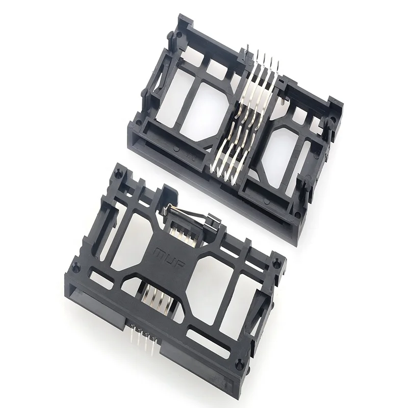 MUP 8 Pin female  Smart card connector with blade switch pcb   IC card reader for STB     intelligent remote three-ammeters