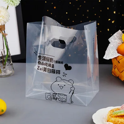 Take Away Clear Plastic Bag Plastic Bag Custom Laminated Plastic Bags