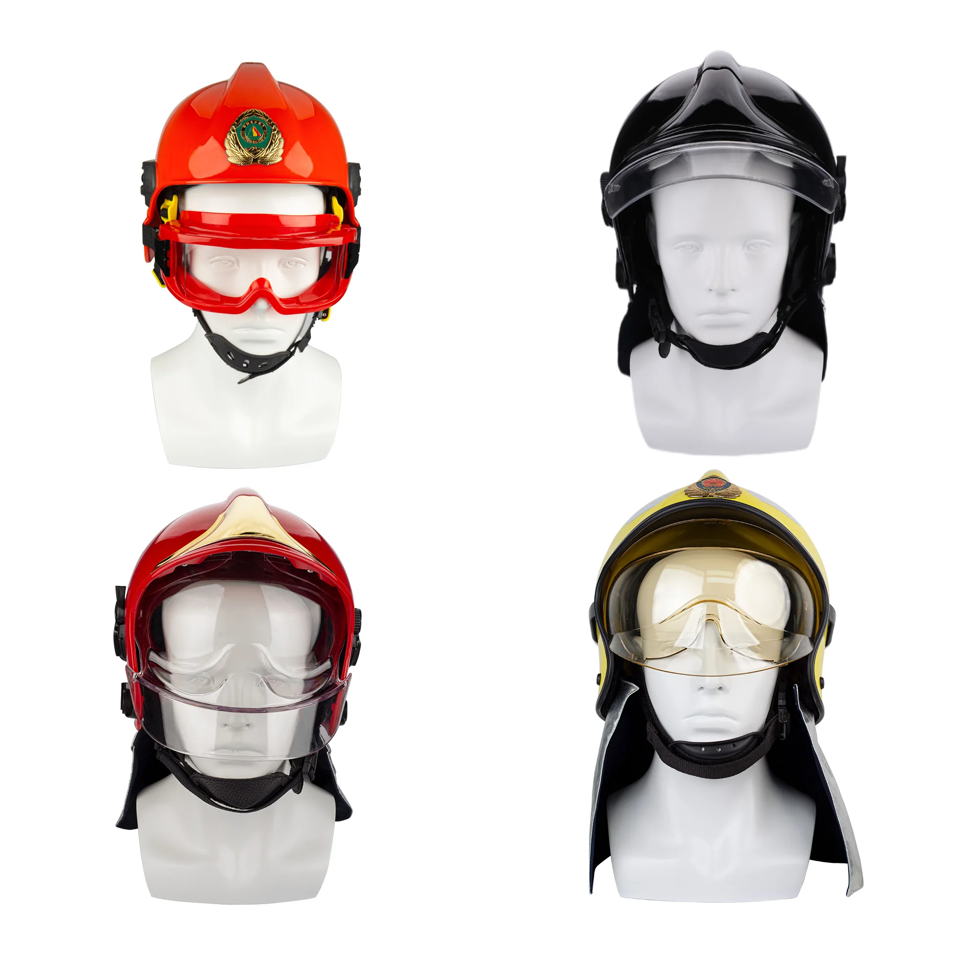 ATI-FIRE  Europe style Goggles Style Fire Fighting fireman  Helmet