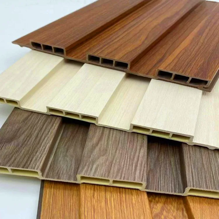 Factory Price Wpc Wood Interior Decoration Fluted Great Wall Panels Decorative Wood Alternative Wpc Wall Panel