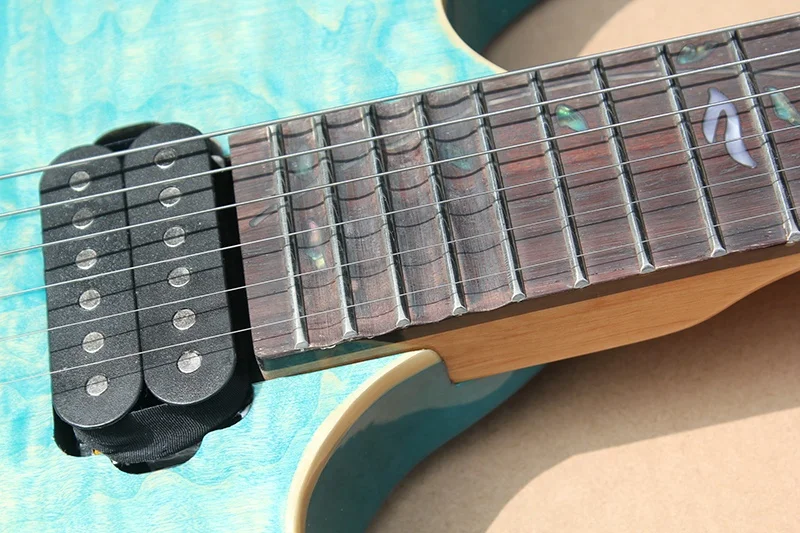 Flyoung High Quality Electric Guitar Floyd Rose Bridge Guitar Rosewood Fretboard Guitar