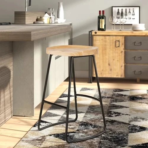 Kitchen Use Classic Iron Wire Base Bar Stool Vintage Retro Barstools Industrial Bar Stool Cafe Furniture