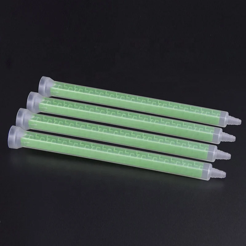 Square Static Mixer MB8.7-32  Plastic Epoxy Mixer Tip Dual Adhesive Mixing Nozzle for AB cartridge