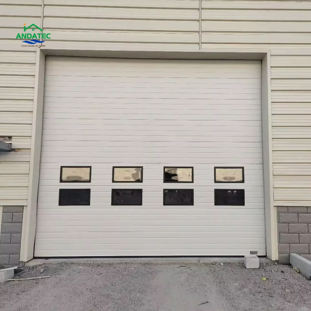 Vertical Lift Industrial Doors and Sectional Industrial Doors with PU Foam Sectional Sandwich Panels