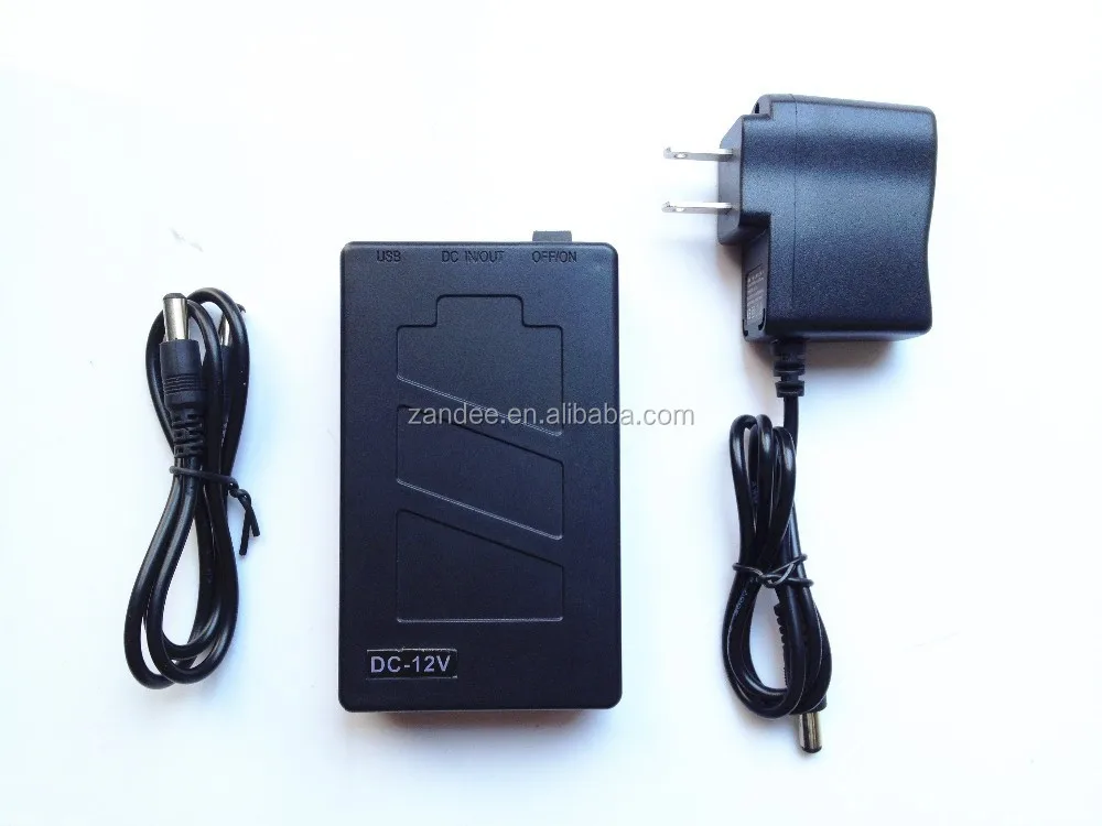 YSD-12480 Portable Rechargeable 12V 4800mah li-ion battery for WIFI Booster CCTV Camera
