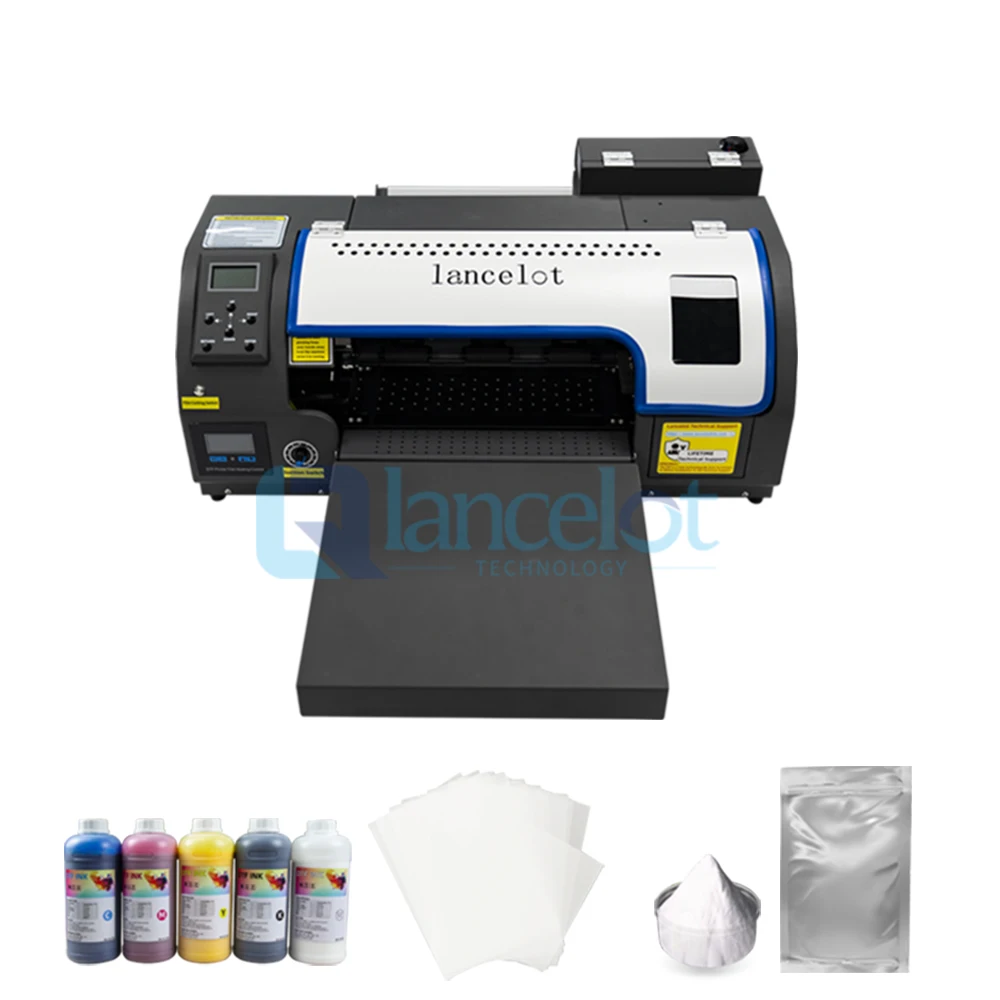 Lancelot new Epson XP600/F1080 Direct-to-Film A3 Inkjet Printer Machine small business DTF Printer Cutter function for Shirts