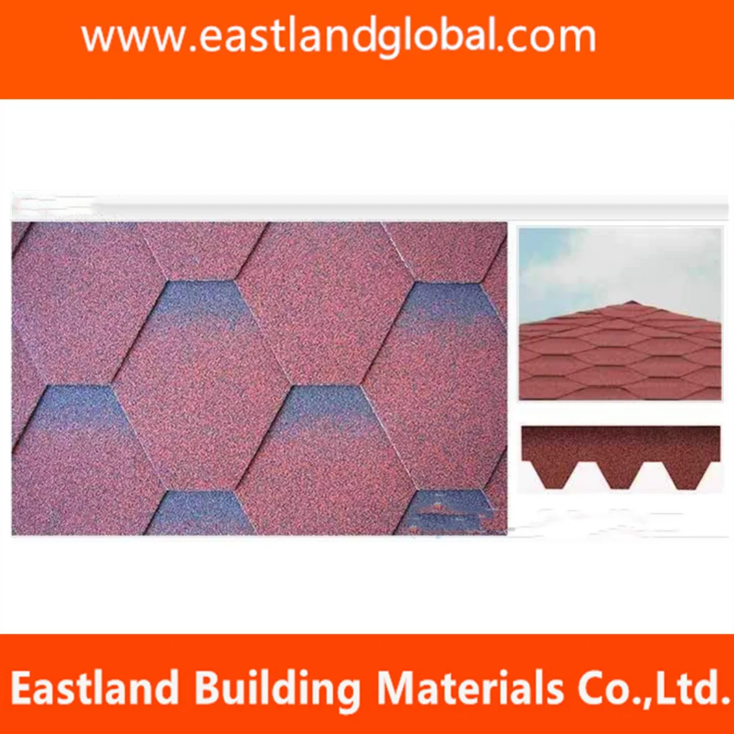 Easy Install Hexagonal Asphalt Roof Shingles