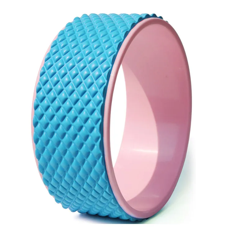 Strongest Most Comfortable back spine roller yoga belly rubber wheel and fitness wheel for sale yoga wheel roller