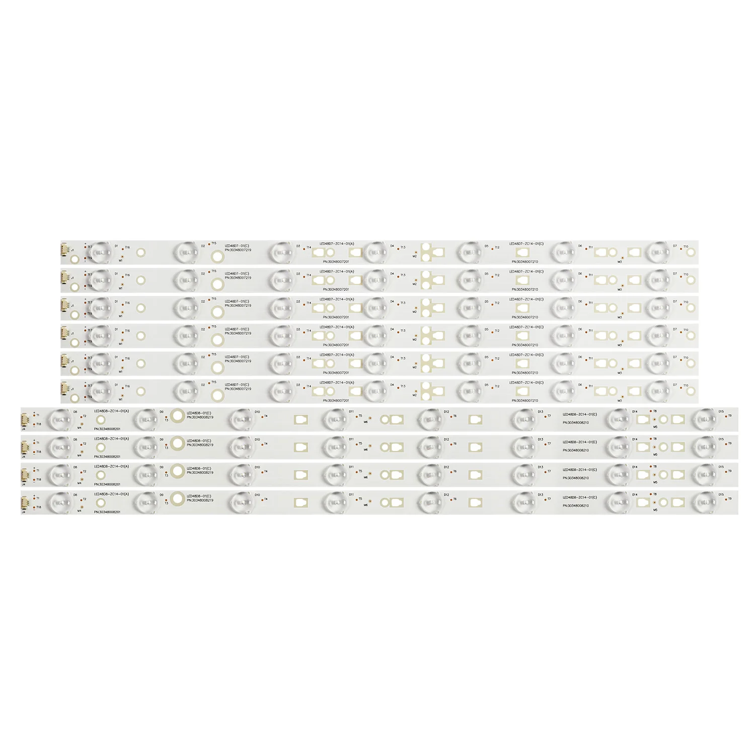 Factory wholesale New LCD TV Backlight Strip LED48D8-ZC14-01(C) LED48D7-ZC14-01(C) For TCL LE48D8810