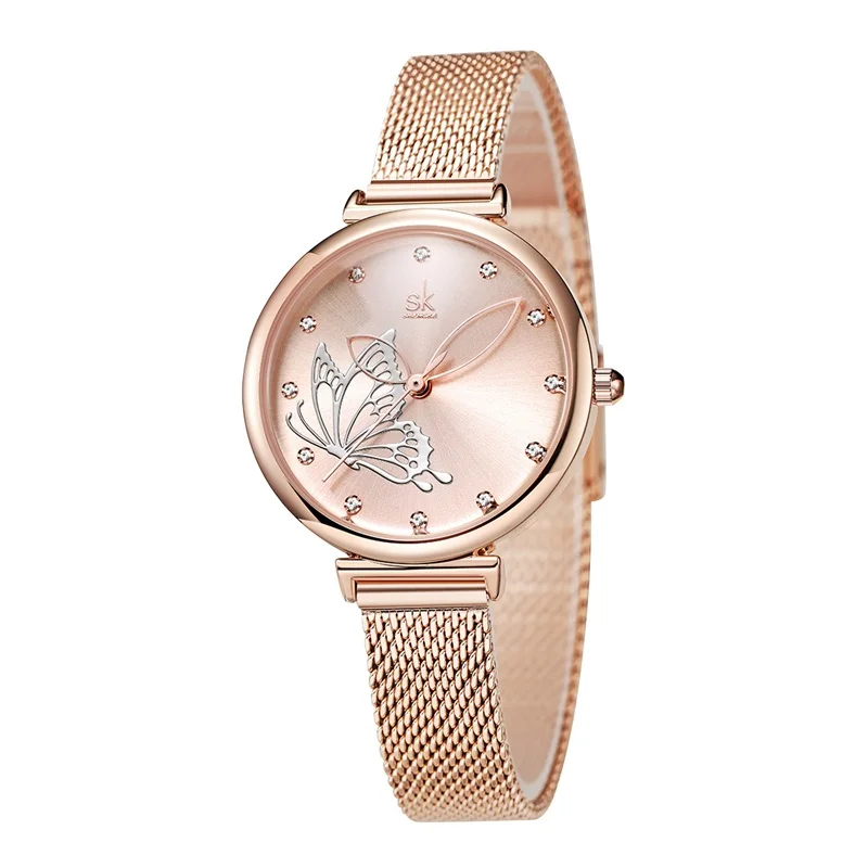 SK K0189  popular new designer watches stainless steel strap watch reloj mujer custom logo luxury watch women OEM/ODM