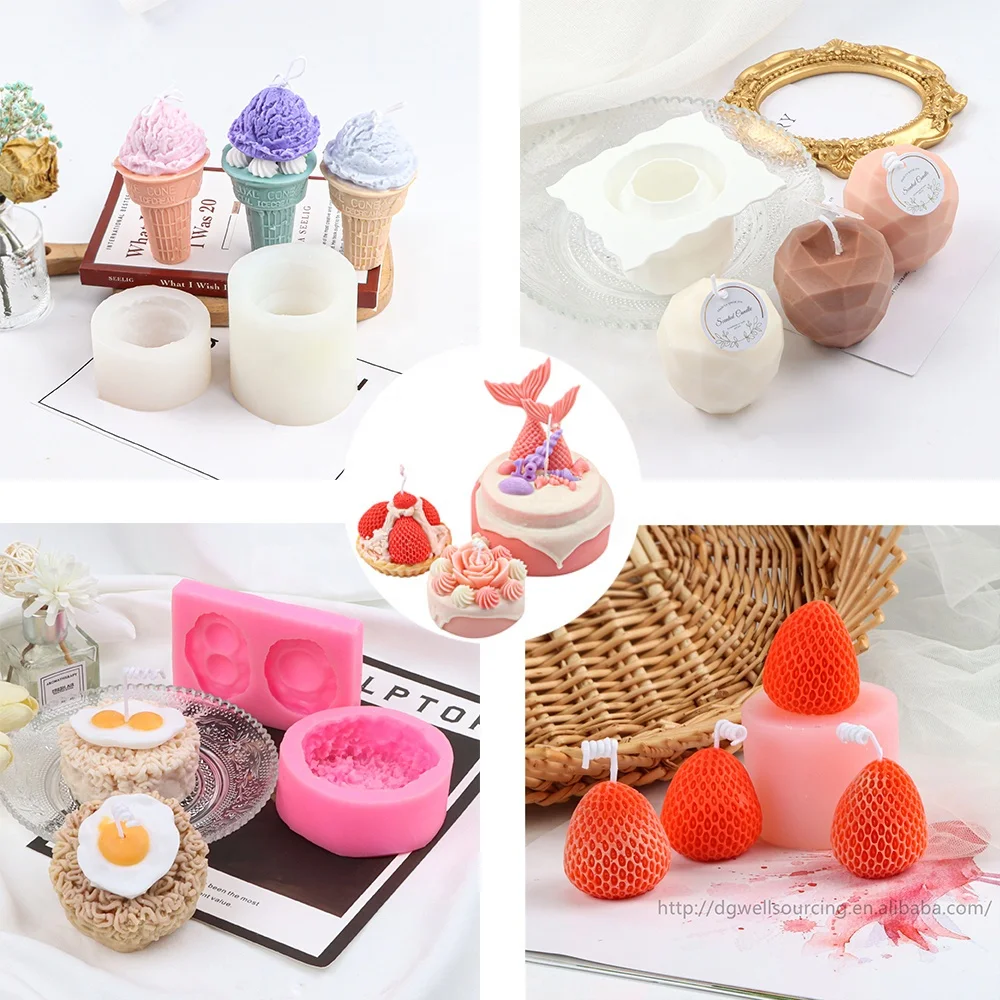 Cracker Silicone Mold Sugar Chocolate Chip Cookie Mold Realistic Food Shape for Soap Candle Embeds Wax Melts Silicone Mold