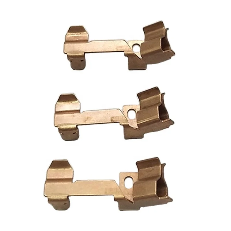 Brass Copper / Phosphor Bronze Metal Stamping Shrapnel Electrical Contacts For Socket And Switch