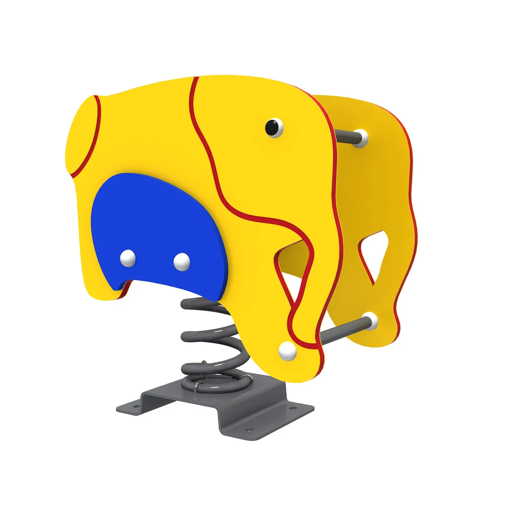 modern kids spring outdoor pe board rocking chair horse playground