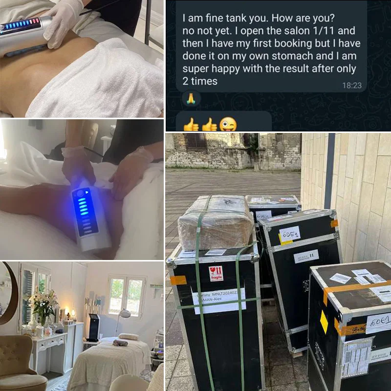 Vela Inner Ball Massager Roller 14 Tesla Shape 7000W 360 Rotating Rfnova Ems Body Sculpting Slimming Machine With Inner Roller