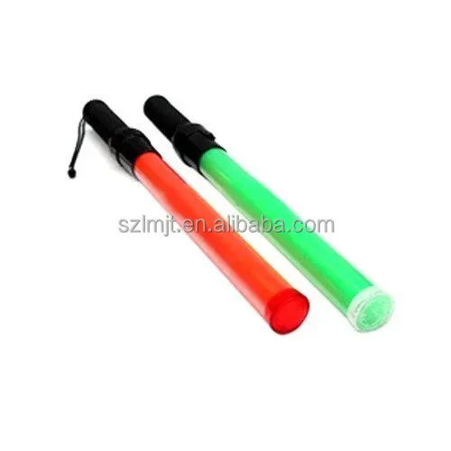 High Quality Torch Light 16 Inch LED Traffic Control Wands with 3 Flashing Modes Signal LED Flashing Light Traffic Warning Baton
