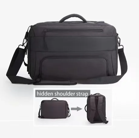 Водонепроницаемый функциональный мужской портфель из ткани Оксфорд, деловая сумка-мессенджер на плечо для ноутбука