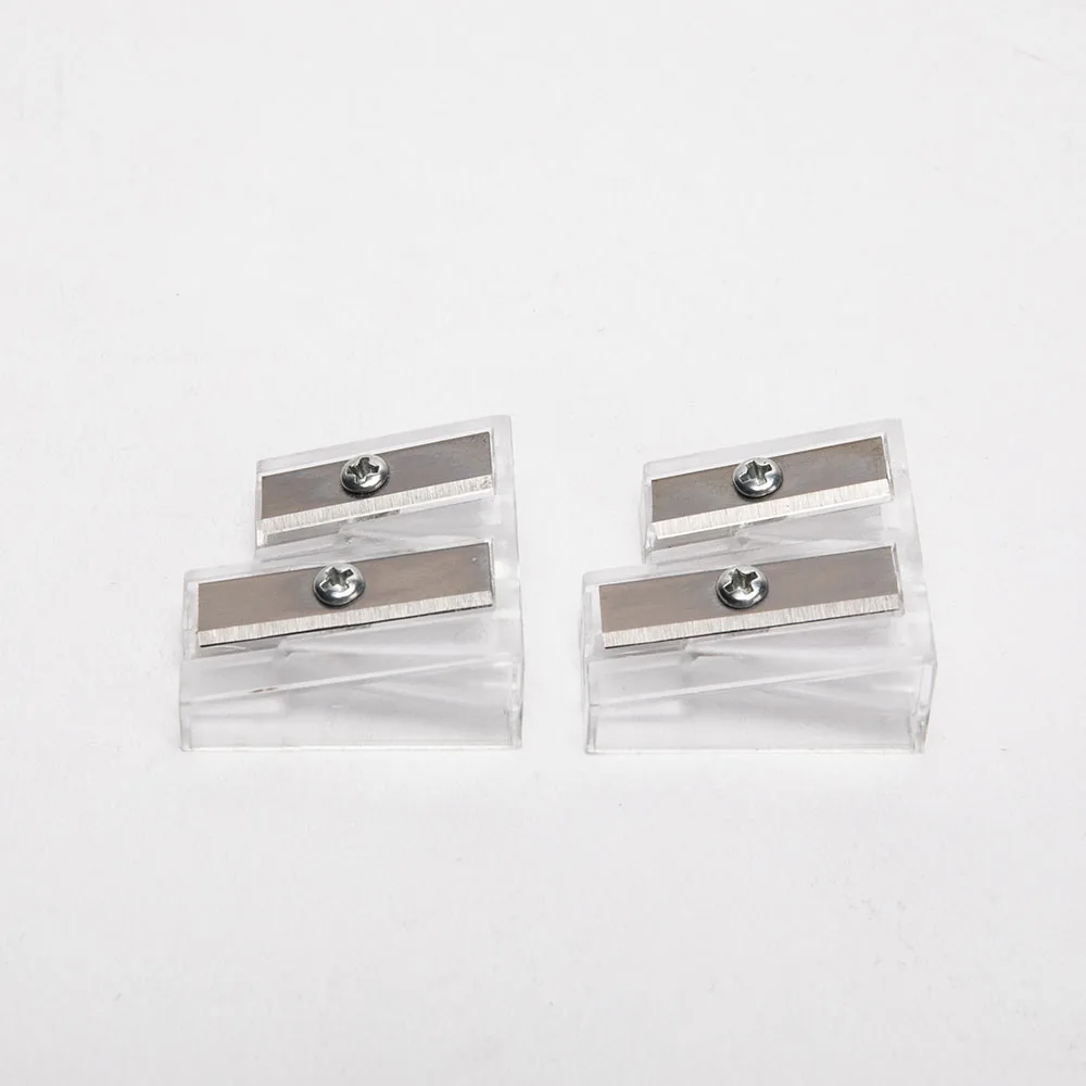 
factory direct sale transparent double hole pencil cutter sharpener 
