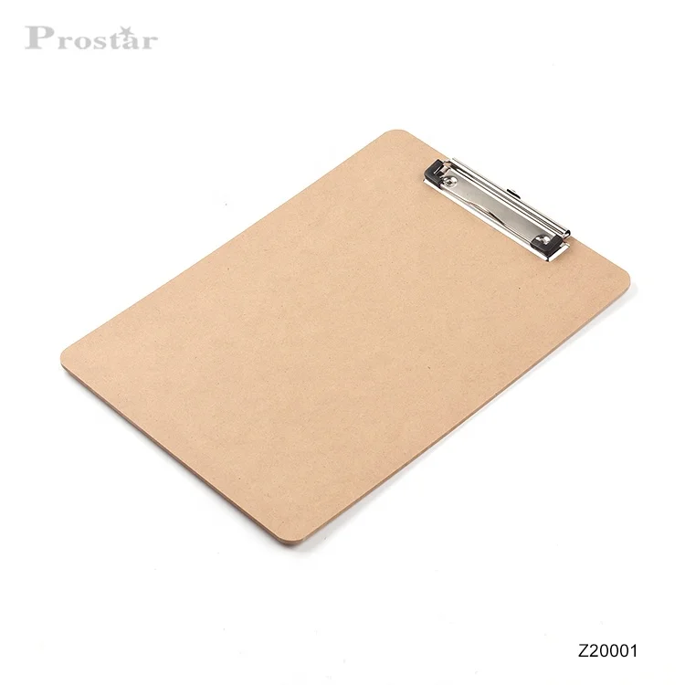 High quality metal clip A4 custom logo clipboard
