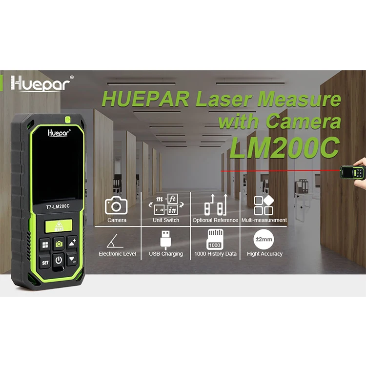  Huepar LM200C 200 м diastimeter камера лазерный модуль для измерения