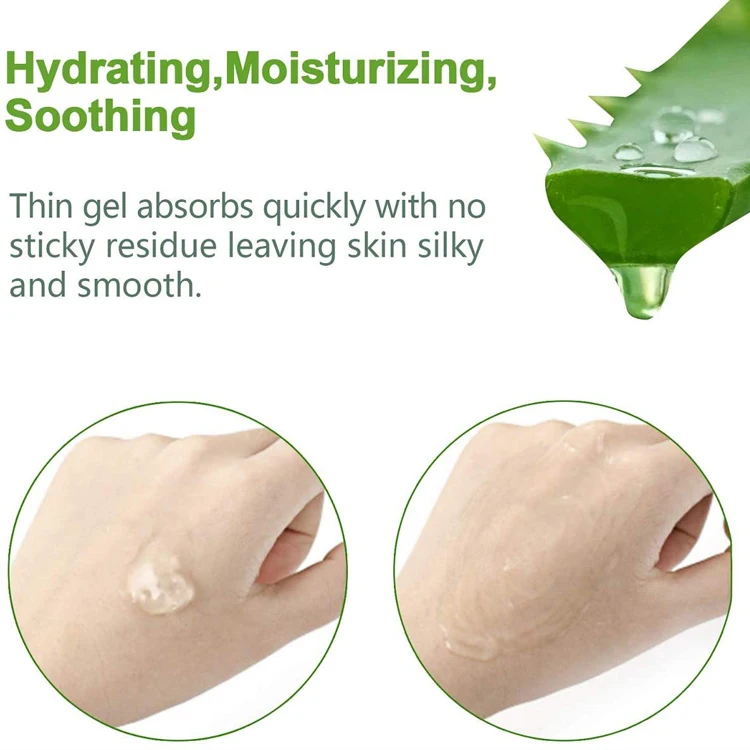 
Private Label Skin Care Natural Skin Soothing Aloe Vera Gel for Face 