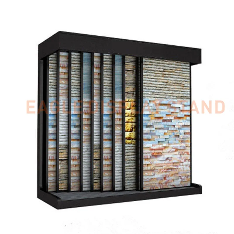 Metal mosaic tile sample display stand rack