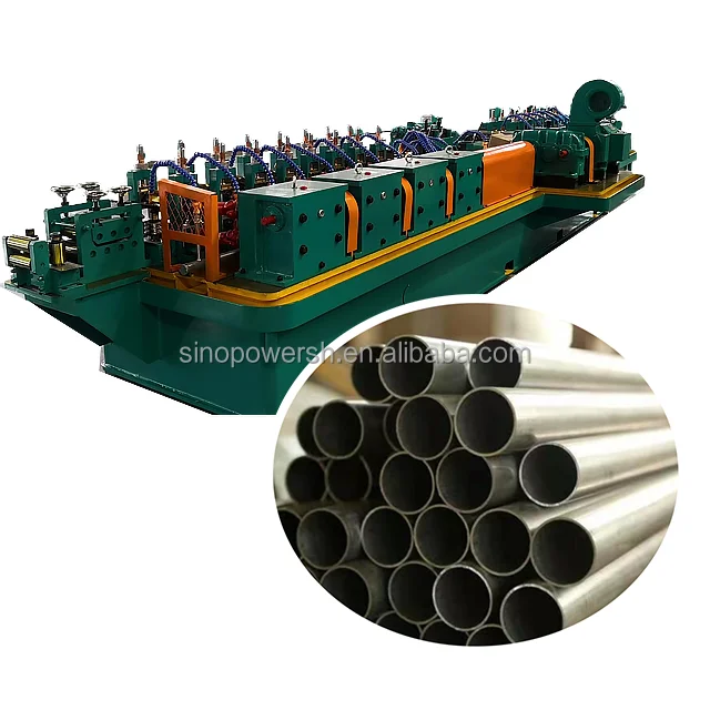 SINOPOWER ERW машина для производства стальных труб квадратных/круглых/полых/овальных/эллипзных/круглых