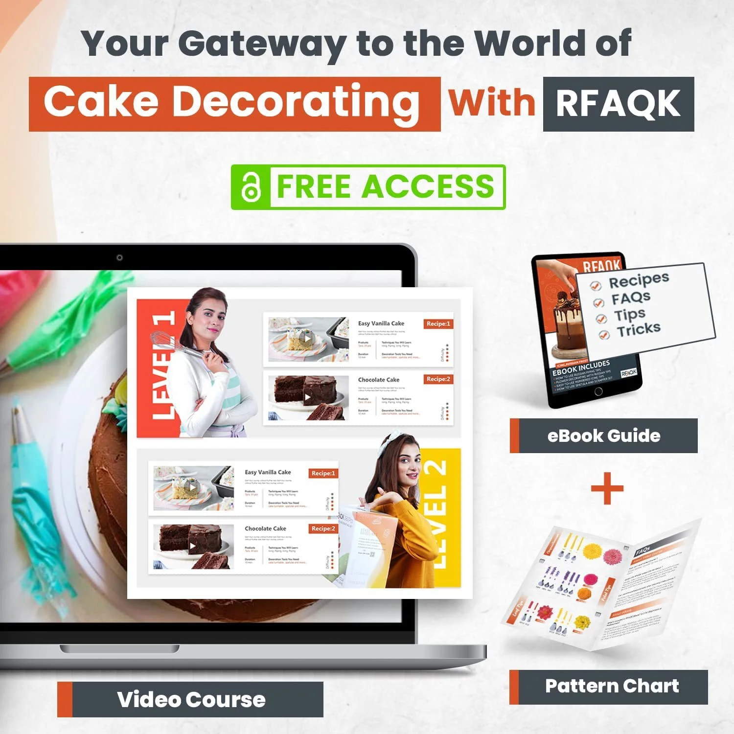 700pcs Cake Decorating Kit with Springform Pans Cake Leveler Turntable Stand Cake Leveler Turntable Stand Piping Tips Icing