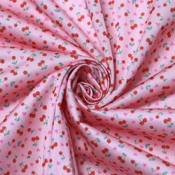 New Product Digital Custom Printing 100% Polyester Soft Small Cherry Printing 50D Oxford Fabric