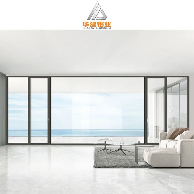 Australia standard waterproof aluminum frame glass casement windows