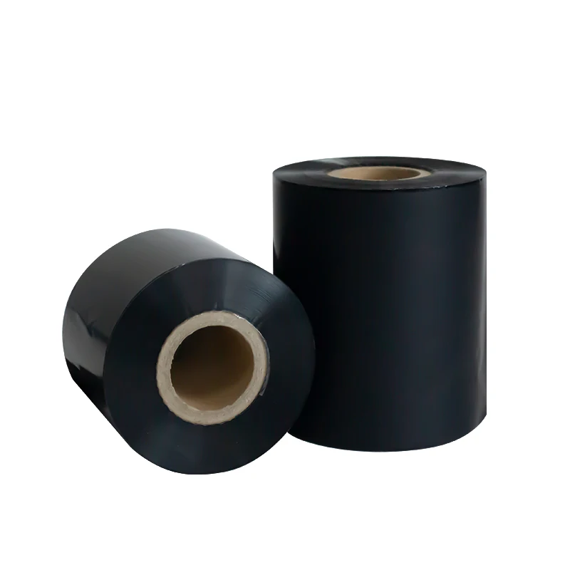 High quality Black wax&resin in/outside Thermal Transfer Ribbon print barcode/batch/QR code 50mm x 300m for TTR Printer