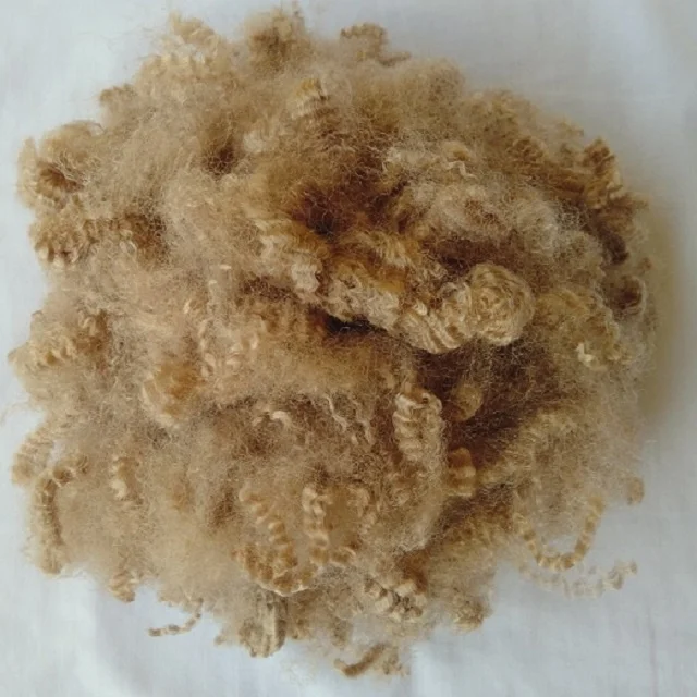 15D HS Brown Polyester Staple Fiber A Grade Vikohasan Manufacturer and synthetic fiber and GRS recycled polyester fibre