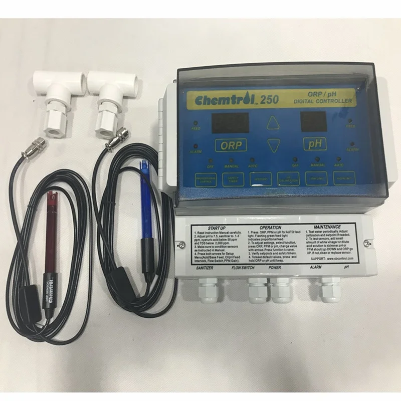 Swimming Pool PH ORP water quality monitor chemical controller