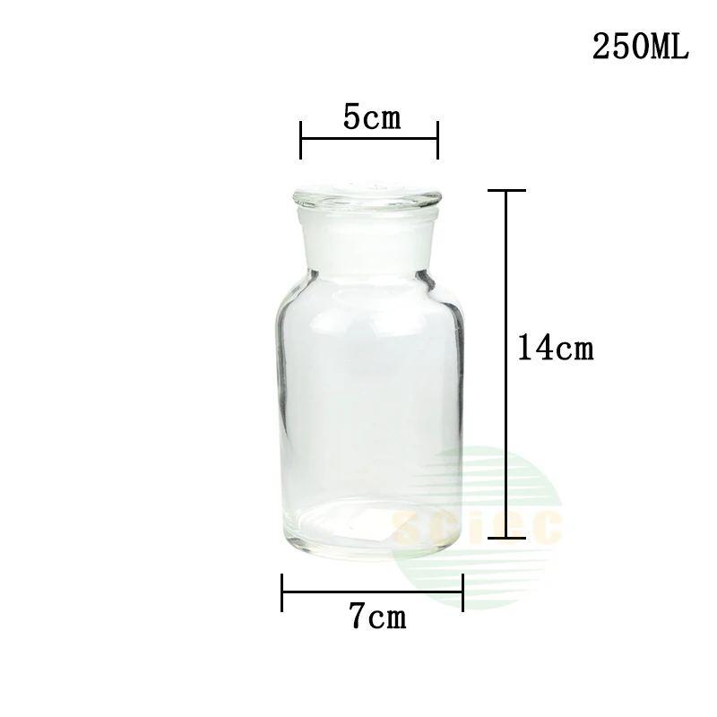 wide mouth 30ml 60ml  125ml 250ml ultraviolet glass  Apothecary Bottle with glass stopper airtight
