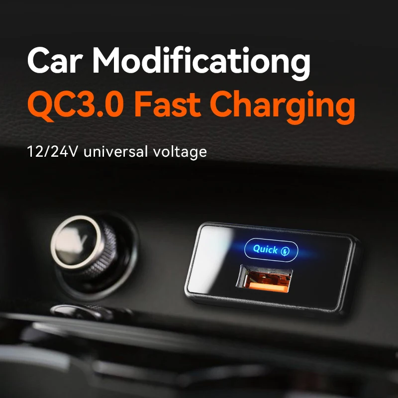 Factory dual port socket qc3.0 3.0 usb charger for bike